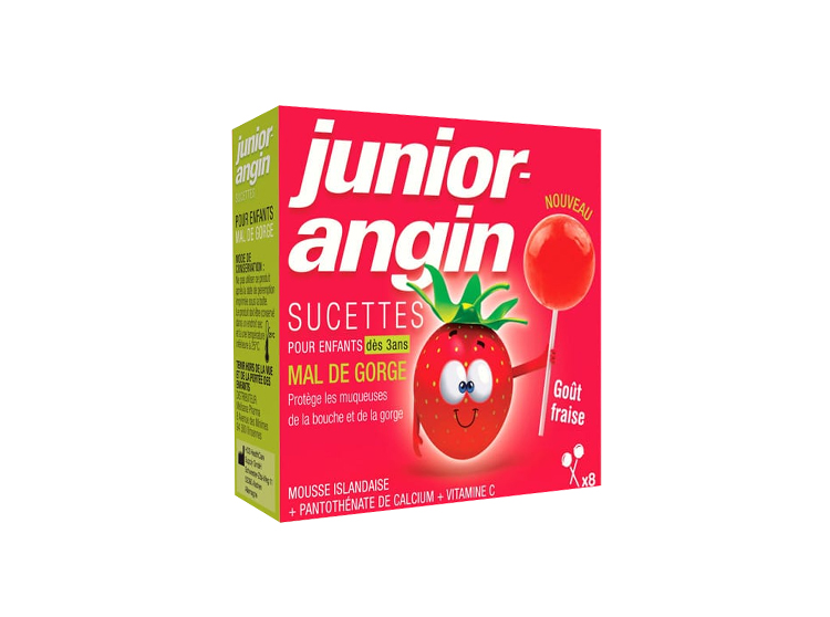 Melisana Pharma Junior-angin - 8 sucettes