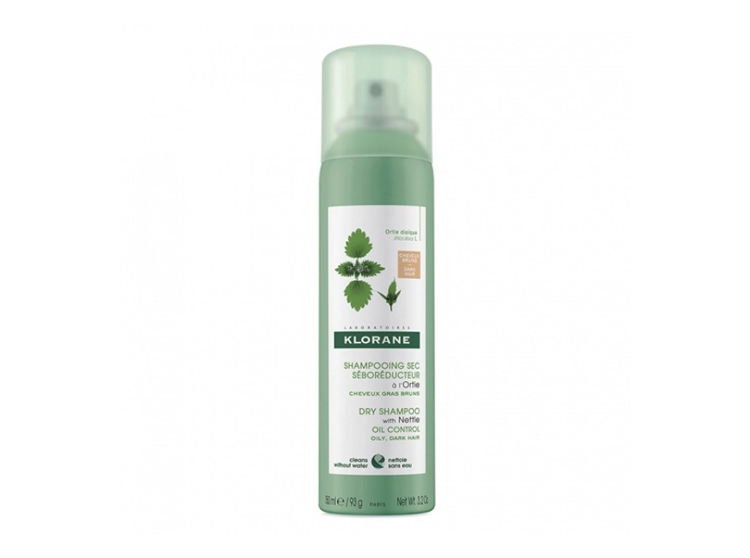 Klorane shampooing sec teinté cheveux gras châtains à bruns - 150ml