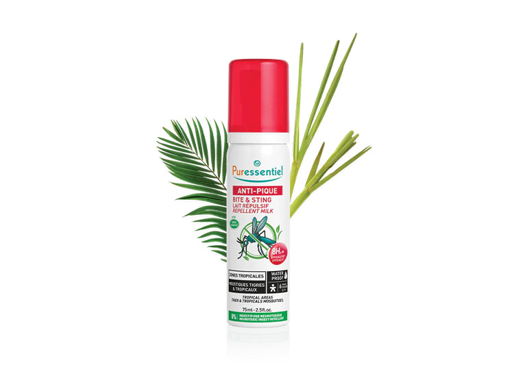 Puressentiel Anti-Pique Lait répulsif Zone Tropicale Waterproof - 75 ml