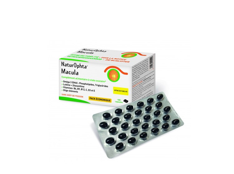 Naturophta Macula - 180 capsules