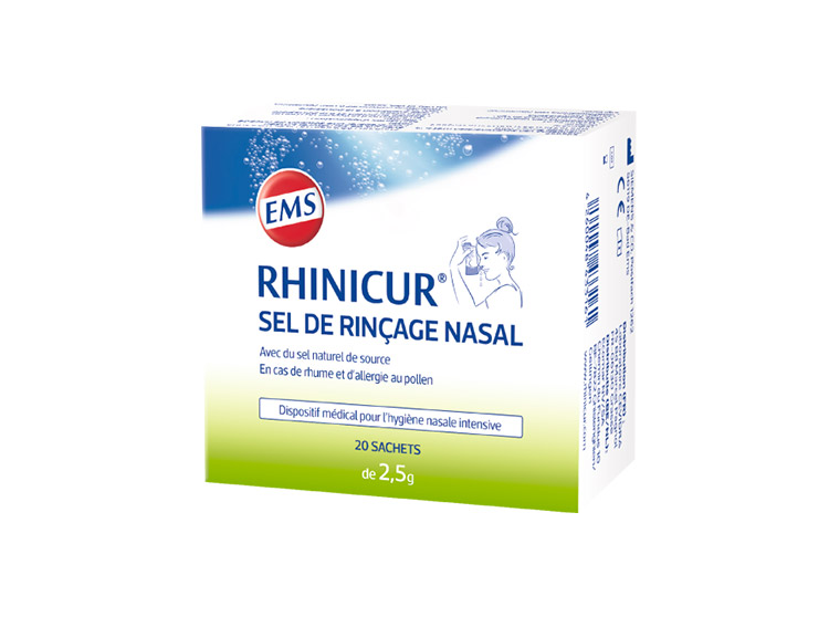 Rhinicur Sel de rinçage nasal - 20 sachets