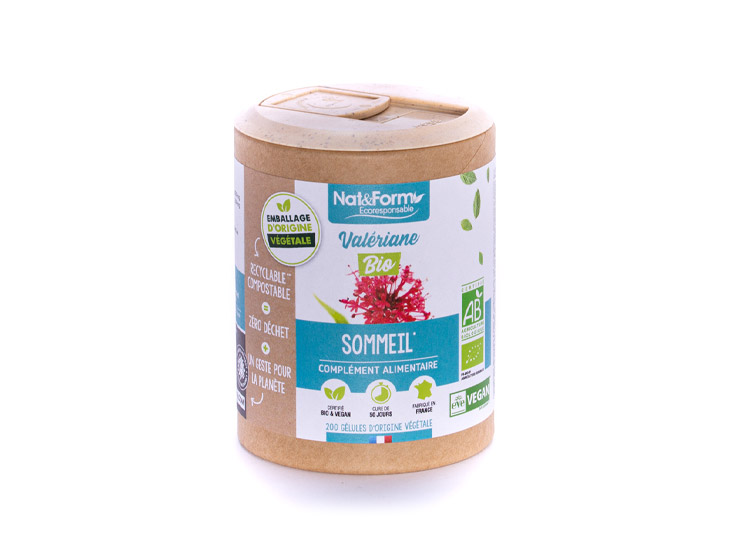 Ecoresponsable Valériane BIO - 200 gélules