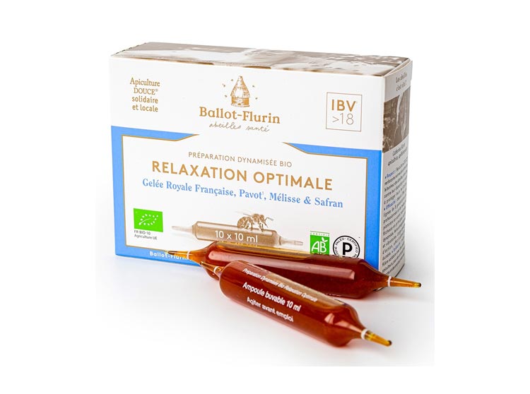 Ballot-flurin Préparation dynamisée BIO Relaxation optimale - 10 ampoules