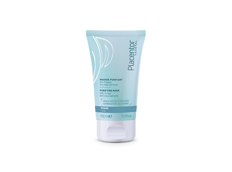 Placentor masque purifiant à l'argile verte peaux mixtes à grasses - 150ml