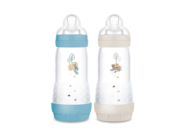 Easy Start Biberons Anti-colique Océan + Sable Tétine débit 3 - 2 x 320ml