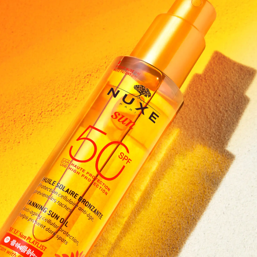 Visuel Nuxe Huile Solaire Bronzante SPF50
