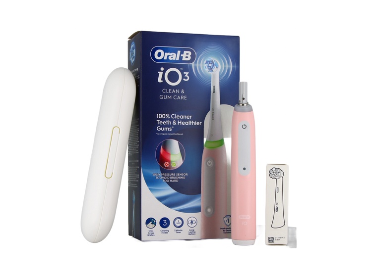 Oral-B iO 3 Brosse à dents électrique rechargeable rose
