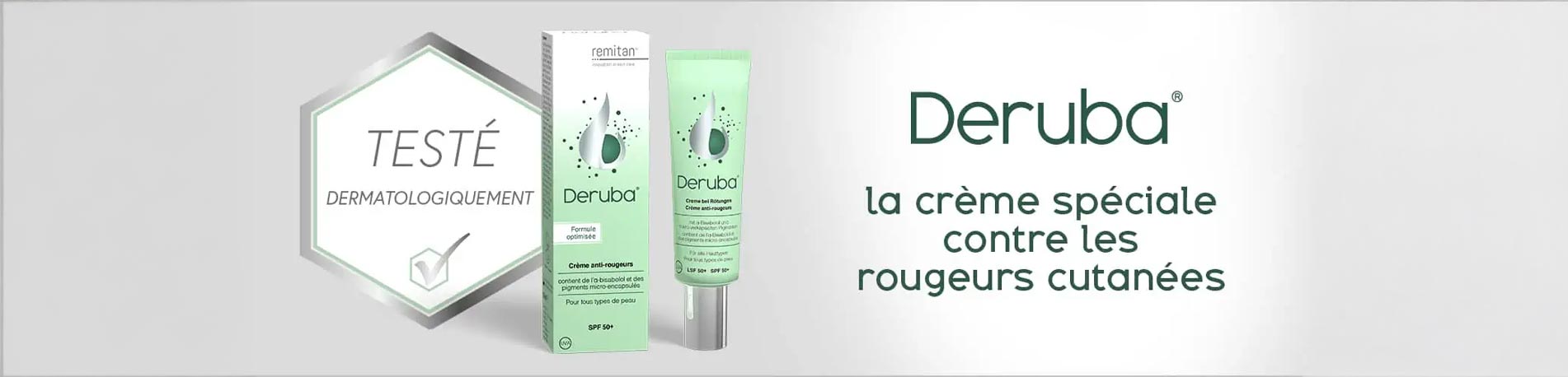 Crème Anti-Rougeurs Deruba Bannière