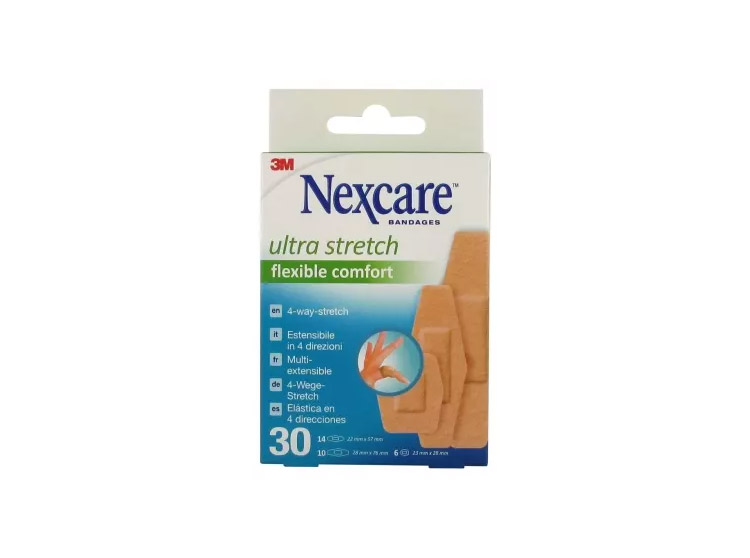Nexcare Ultra Stretch Flexible Comfort Pansements - x30