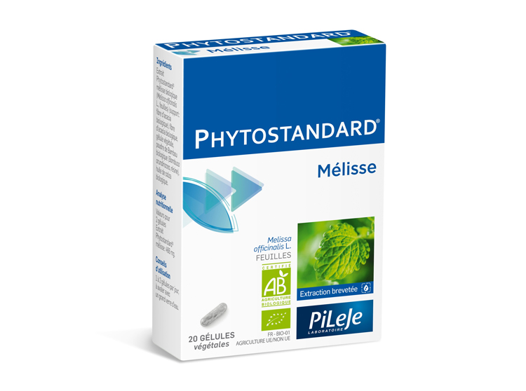 Pileje Phytostandard mélisse - 20 gélules