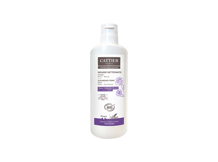 Cattier mousse nettoyante visage BIO - 150ml