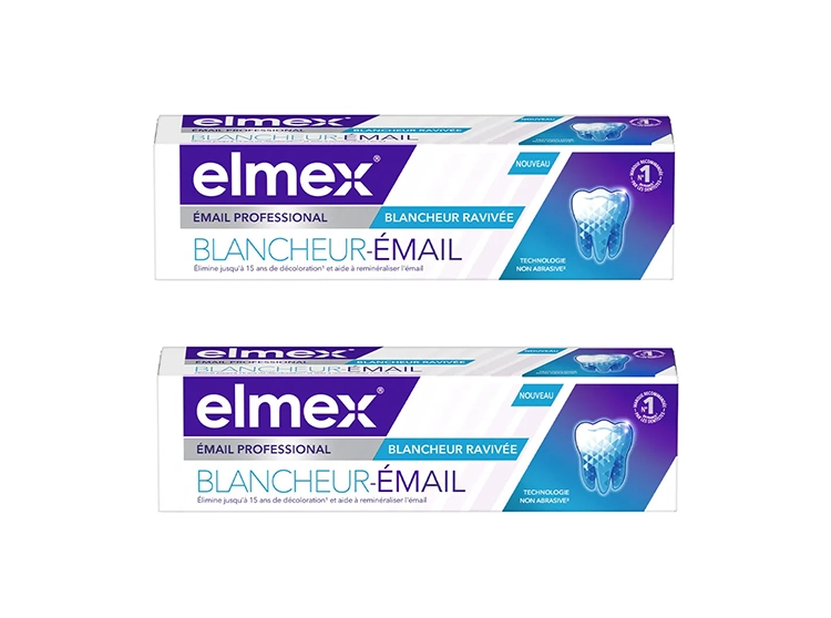 Elmex Blancheur-Email Dentifrice - 2x75ml