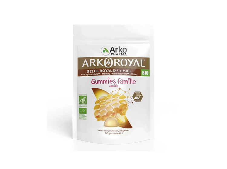 Arkopharma Arkoroyal Gummies famille BIO - 60 gummies