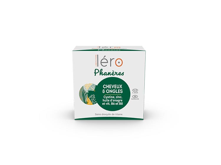 Léro Phaneres cheveux ongles - 30 capsules