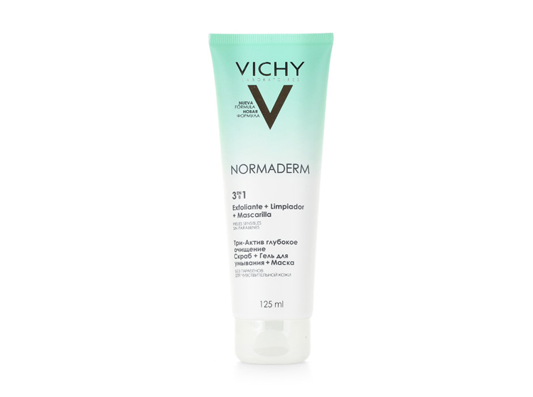 Vichy Normaderm 3 en 1 Exfoliant + Nettoyant + Masque - 125ml