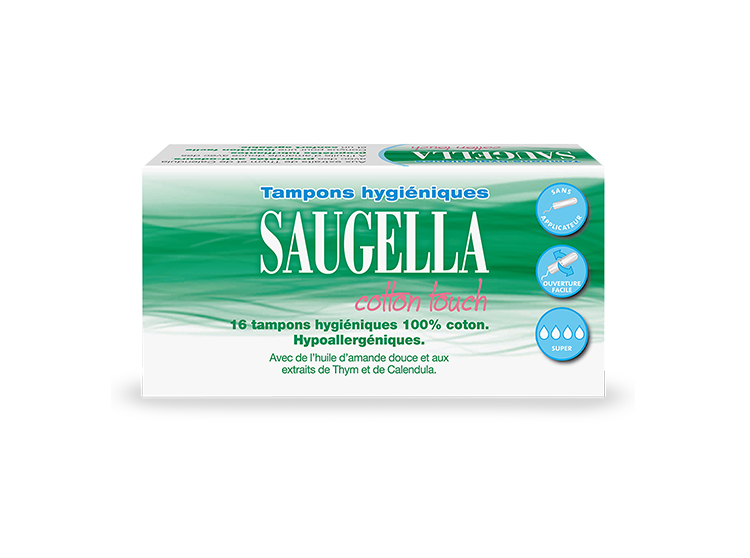 Cotton touch Tampons hygiéniques Flux Importants - 16 tampons