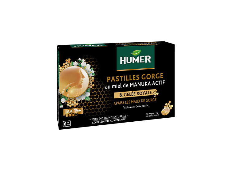 Pastilles Gorge au Miel de Manuka Acitf IAA15+ - 16 pastilles