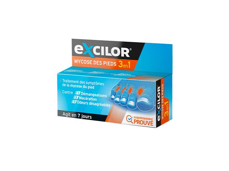 Excilor Mycose des Pieds 3 En 1 - 15 ml