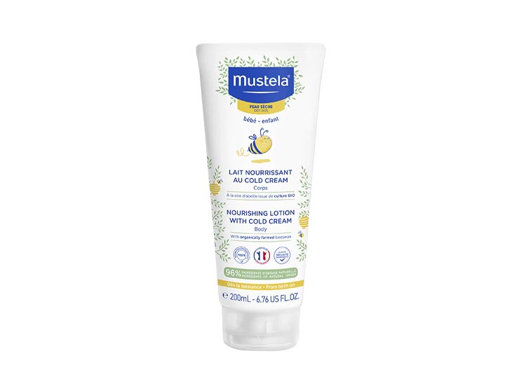 Mustela Lait nourrissant au Cold Cream à la cire d'abeille BIO - 200ml