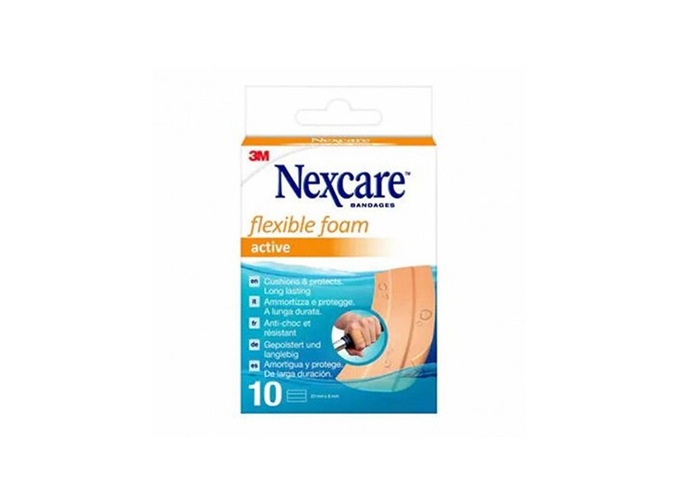 Nexcare Flexible Foam Bande à Découper 10x6cm - x10