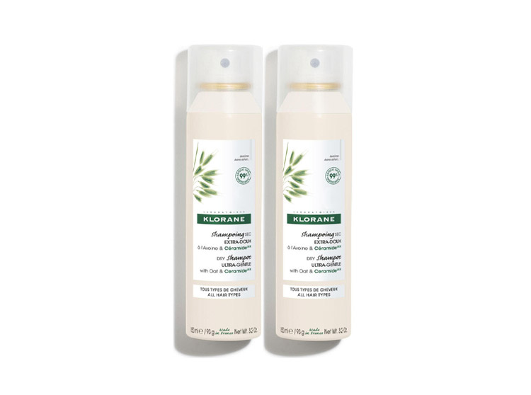 Klorane Shampoing Sec à l'Avoine et Céramide - 2 x 150 ml