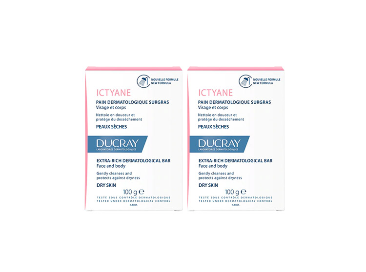 Ducray Itcyane Pain surgras - 2x100g