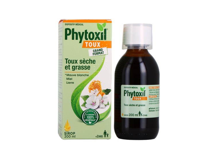 Phytoxil Toux Sirop apaisant toux sèche et grasse - 200ml