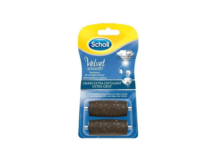 Scholl Velvet Smooth Recharge grain extra exfoliant - 2 rouleaux