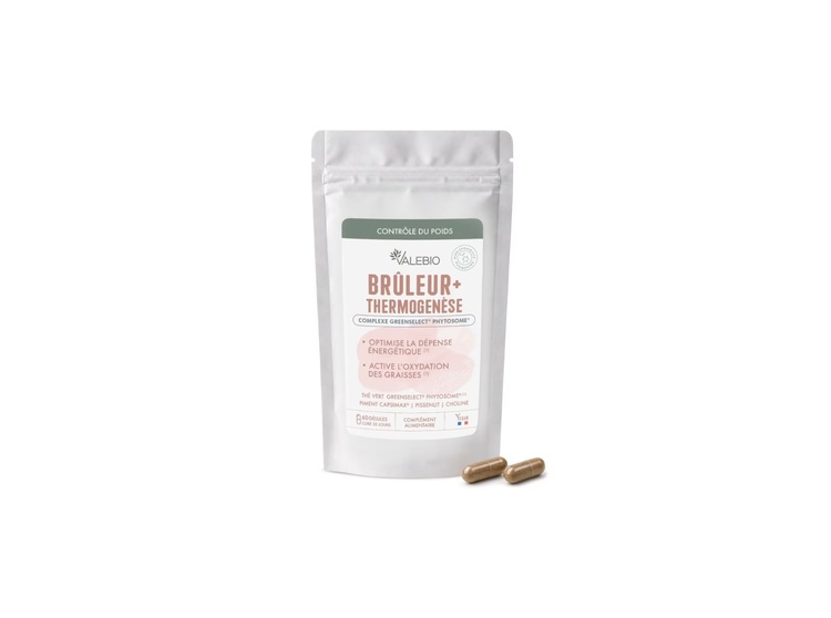 Valebio Brûleur + Thermogénèse - 60 gélules