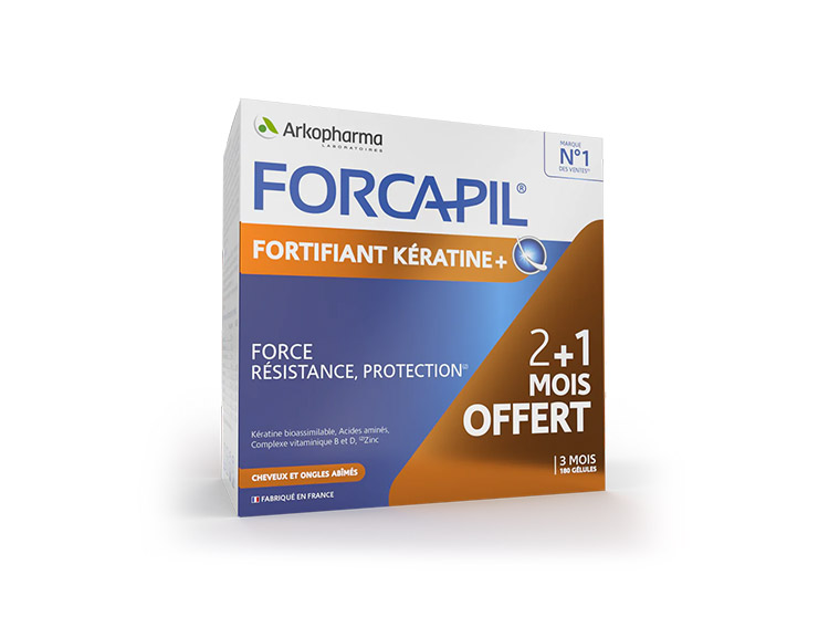 Arkopharma Forcapil Fortifiant Kératine+ - 180 gélules