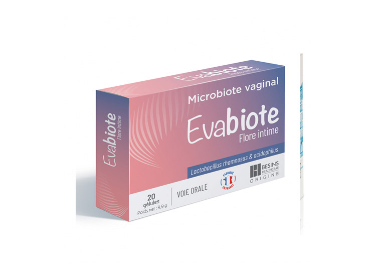 Evabiote microbiote vaginal flore intime - 20 gélules