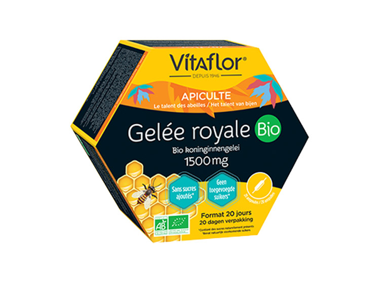 Vitaflor Gelée royale BIO 1500mg - 20 ampoules