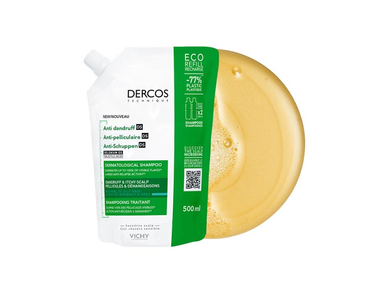 Vichy Dercos Technique Eco-recharge shampooing Antipelliculaire - 500 ml
