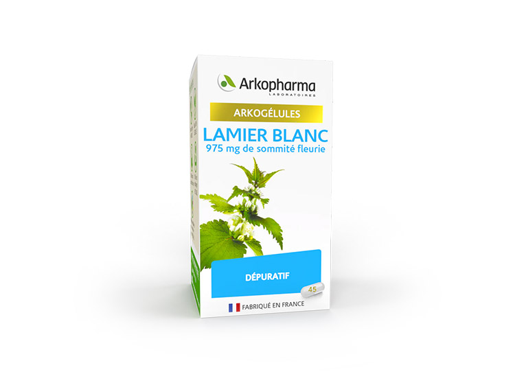 Arkopharma Arkogélules Lamier blanc - 45 gélules