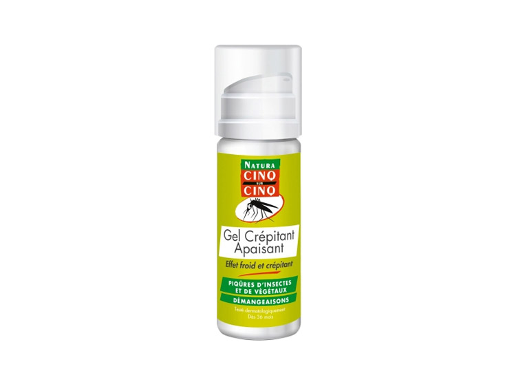 Cinq sur cinq Gel crépitant apaisant - 50ml
