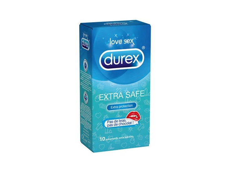 Durex Extra Safe - 10 préservatifs