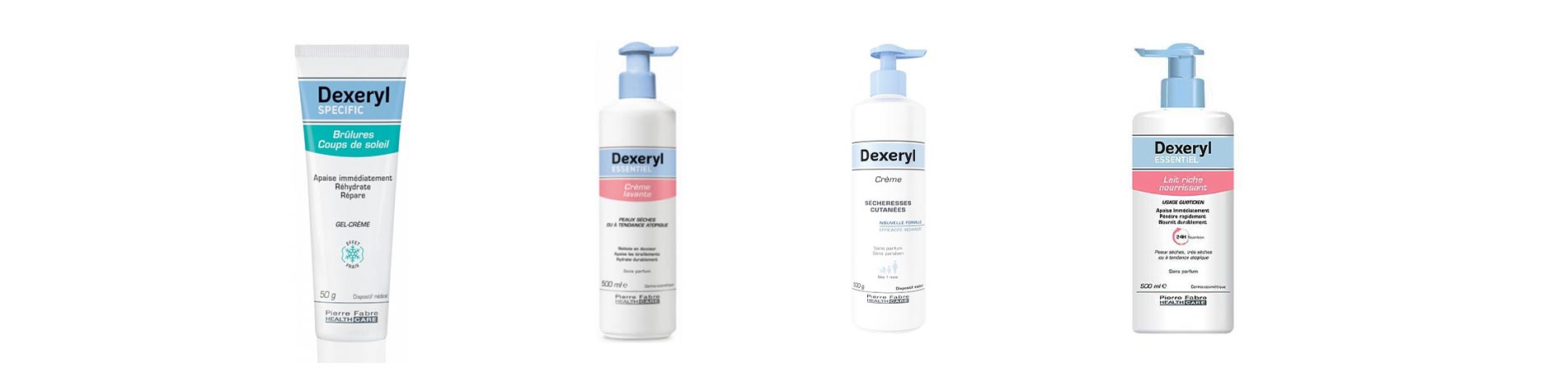 Les produits Dexeryl : Pour quels types de peaux ?