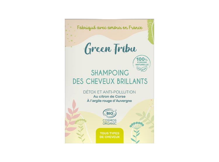 Green Tribu Shampoing Solide Cheveux Brillants - 95g