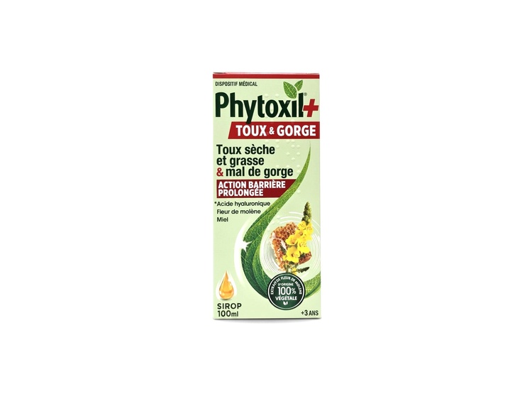 Phytoxil + Toux et Gorge Sirop dès 3 ans - 100ml