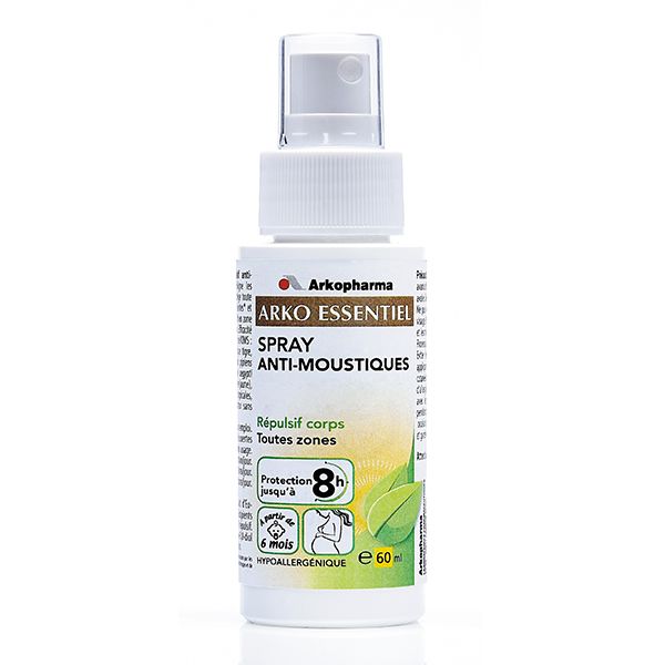 Arkopharma arko essentiel spray anti-moustiques 60 ml
