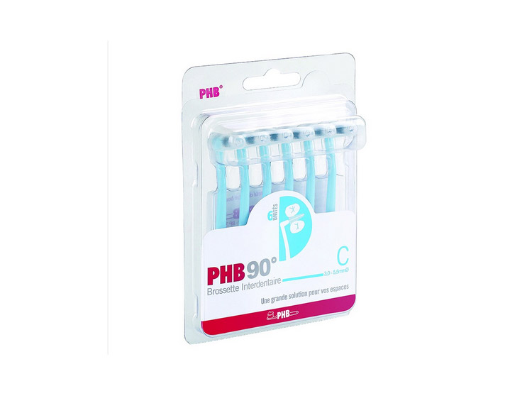 Crinex PHB 90°C Brossettes interdentaires 3 à 5,5 mm - 6 brossettes