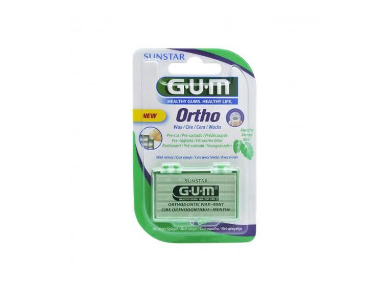 GUM Ortho 724 Cire Dentaire goût Menthe