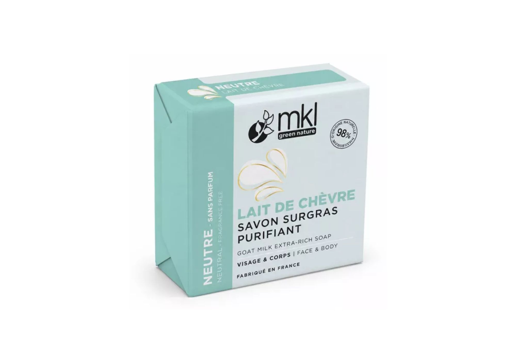 Savon au Lait de Chèvre Sans Parfum - 100g