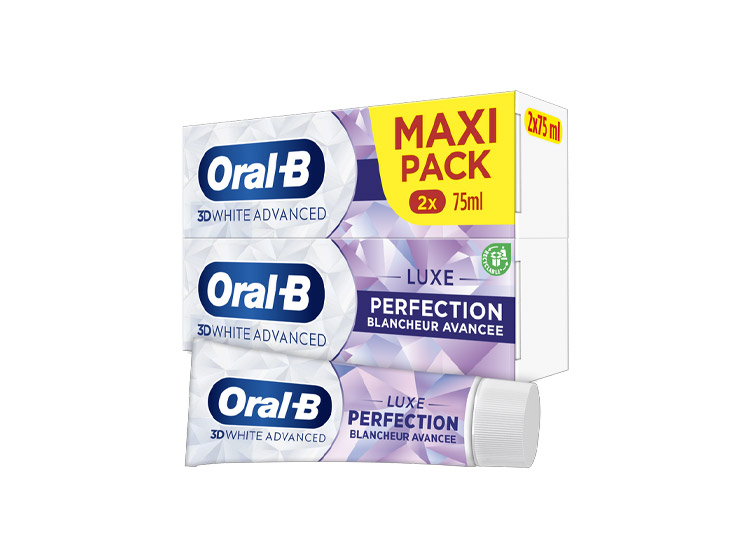 Dentifrice 3D White Advanced Luxe Perfection - 2x75ml