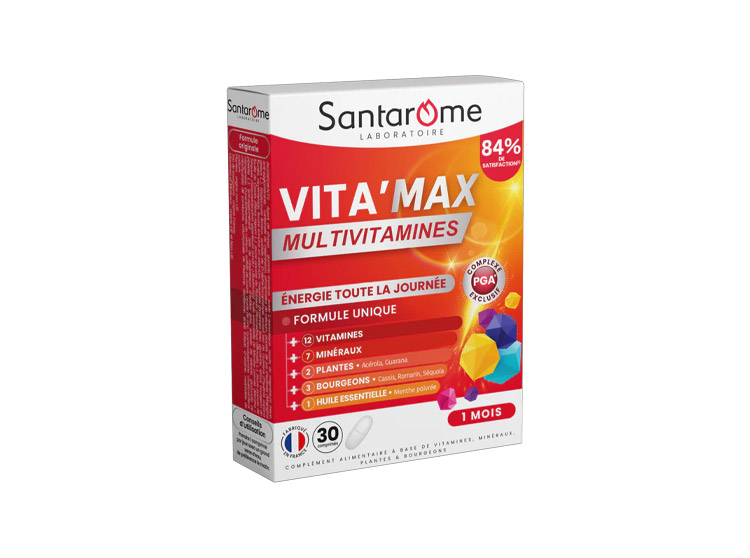 Vita'Max Multivitamines Adultes - 30 comprimés
