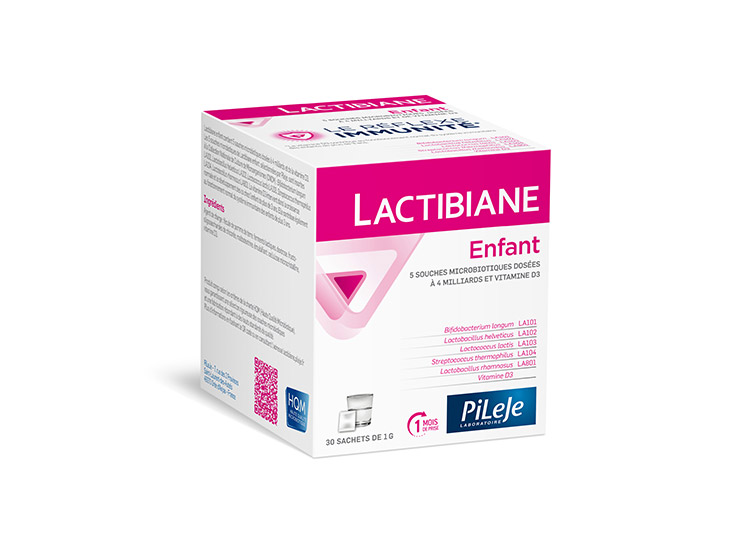 Pileje Lactibiane Enfant - 30 sachets