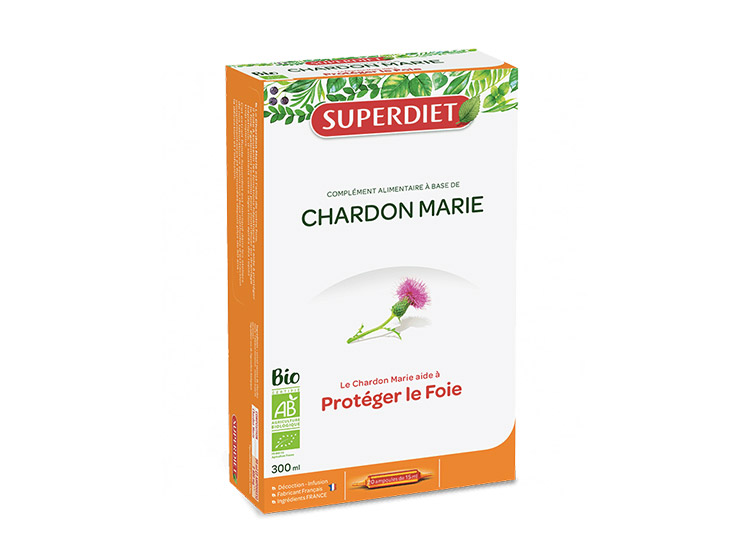 Superdiet Chardon Marie BIO - 20 ampoules