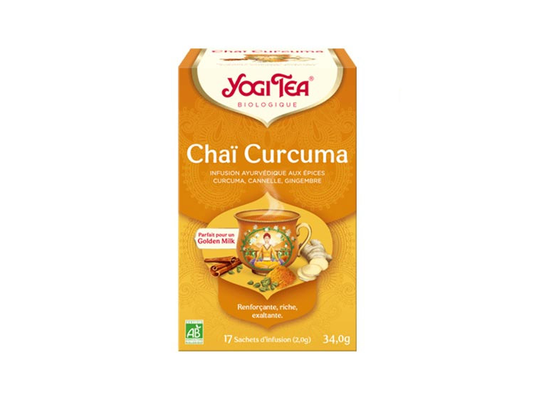 Yogi Tea Chaï Curcuma BIO - 17 sachets