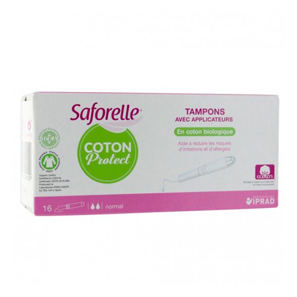 Saforelle Tampons avec applicateur normal - x16