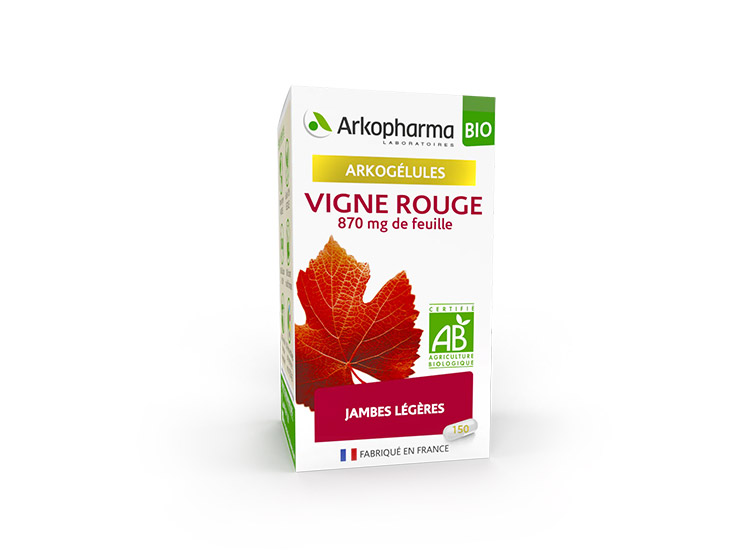 Arkopharma Arkogélules Vigne rouge BIO - 150 gélules